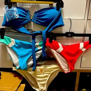 VS bikini top (M) with coordinating fun bottoms (S)